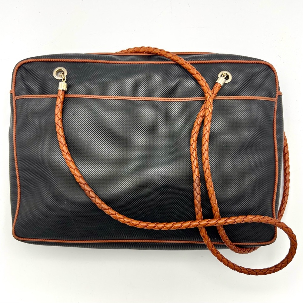 Bottega Veneta Leather Shoulder Crossbody Bag Vintage.  Great laptop bag